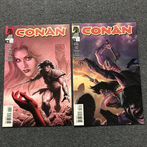 Conan the barbarian #3 & #6 Dark Horse Comic Book Lot of 2 Issues Kurt Nord